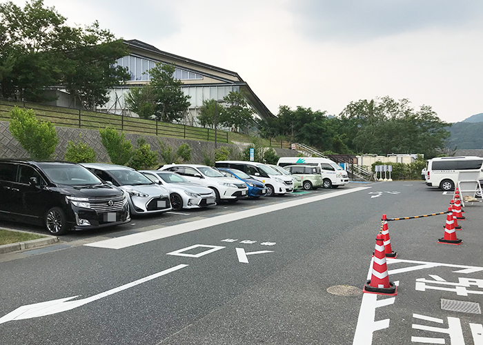 鳥取砂丘 砂の美術館 駐車場