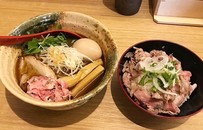 ジョーテラスオオサカ 大阪城下町 ラーメン小路 焼きあご塩らー麺 たかはし