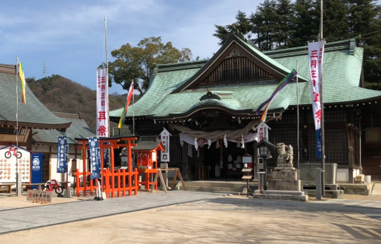 ヒルナンデス しまなみ海道 自転車旅 因島 自転車神社