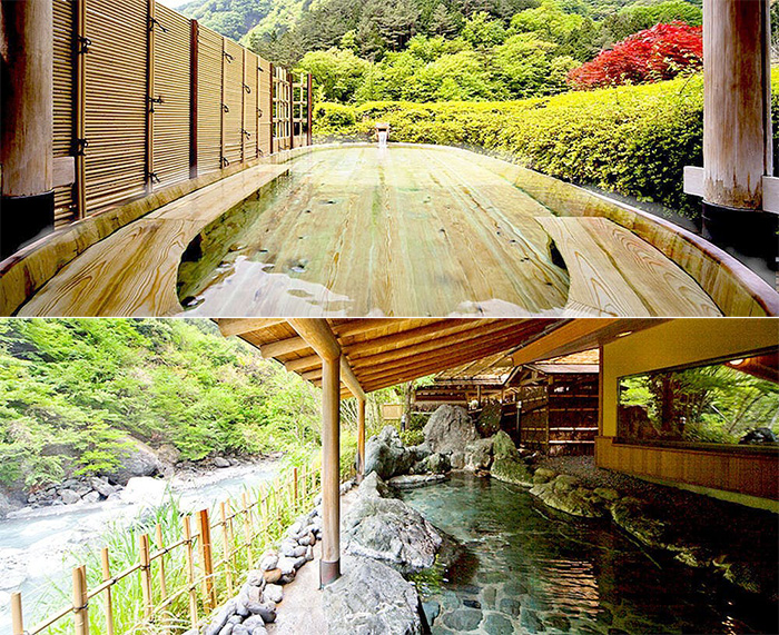 山梨 西山温泉 慶雲館 天然温泉