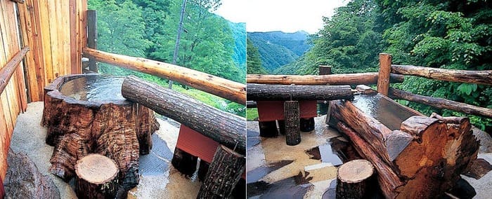 新高湯温泉 吾妻屋旅館 根っこ風呂