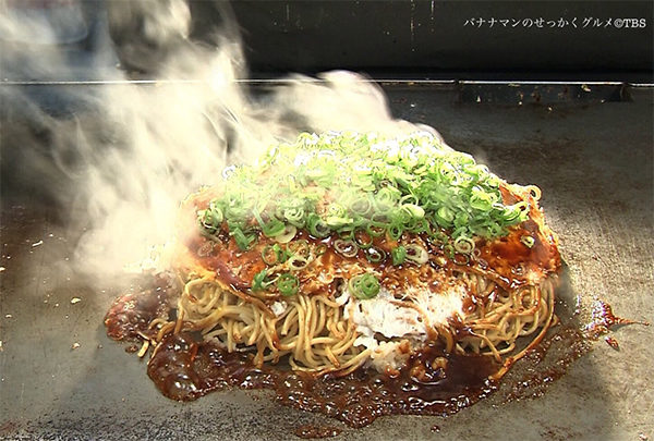 バナナマンせっかくグルメ グルメ 広島 お好み焼きひらの そばライス