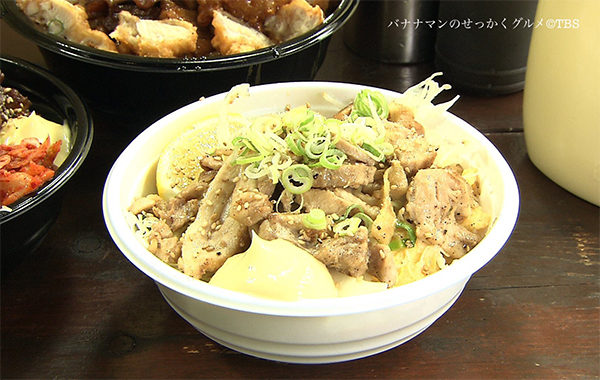 バナナマンせっかくグルメ グルメ 大阪 ギャル曽根 焼マン 鳥塩レモン丼 デラ丼