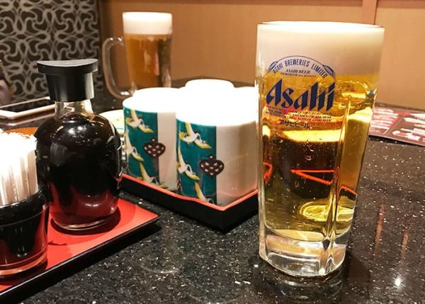 金沢まいもん寿司 生ビール