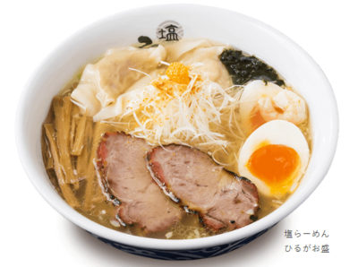 魔法のレストラン エディオンなんば ラーメン一座 ベスト３ ランキング 塩らーめん専門 ひるがお