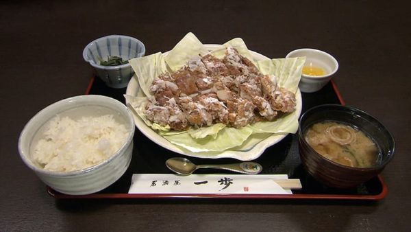 松本 居酒屋 一歩 ご当地グルメ  山賊焼き