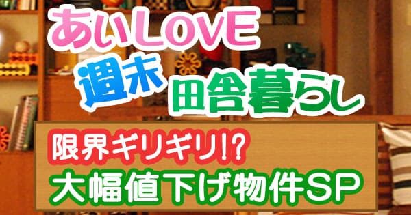 よーいドン あいLOVE週末田舎暮らし 大幅値下げ物件SP