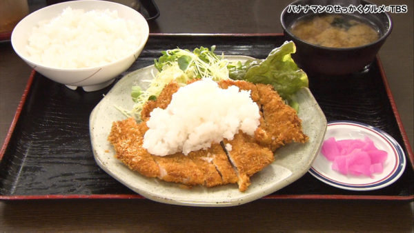 京都 三条 食堂はやし おろしとんかつ定食