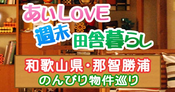 よーいドン あいLOVE 週末田舎暮らし のんびり物件巡り 和歌山 那智勝浦