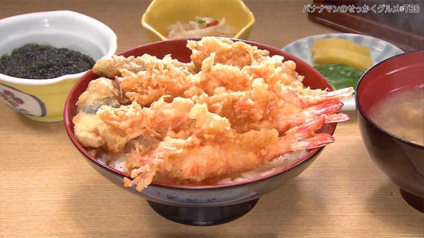 バナナマンのせっかくグルメ 静岡 浜松 車海老天丼 魚あら