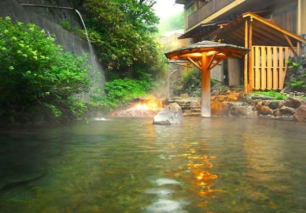 那須高原 大丸温泉旅館 秘湯 川の湯 露天風呂