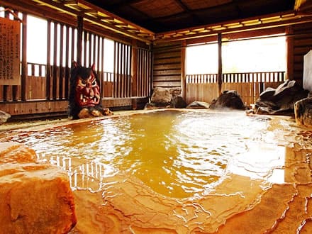 よーいどん 日帰りツアー 秋田 男鹿 温泉 元湯 雄山閣