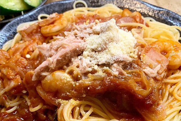 松本家の休日 大阪 パスタ ダイカイ MAP スパゲッティ専門店タブキ トマトエルスパゲッティ