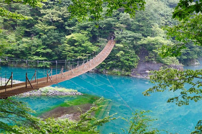 寸又峡 夢の吊橋