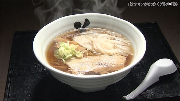 バナナマンのせっかくグルメ お取り寄せラーメン 花鳥風月 エビワンタン