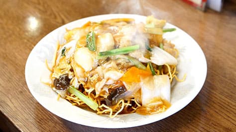 松庫の知らない世界 かた焼きそばの世界 紫金飯店