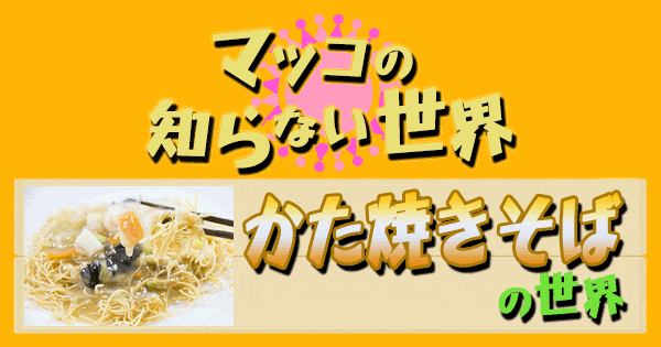 マツコの知らない世界 かた焼きそば