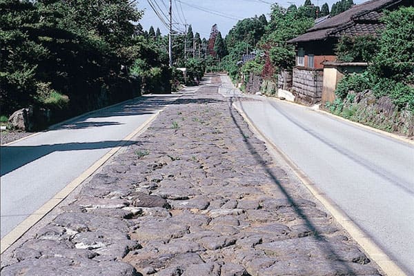 大分 肥後街道 今井石畳