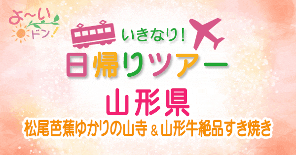 よーいドン いきなり日帰りツアー 山形県