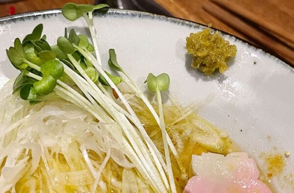 和歌山市 ラーメン 紀州麺処 誉 真鯛の塩ラーメン 柚子胡椒