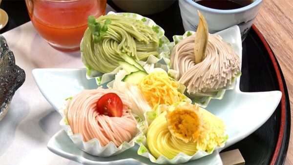 奈良 桜井市 池利三輪素麵茶屋 千寿亭 和牛と彩り素麺