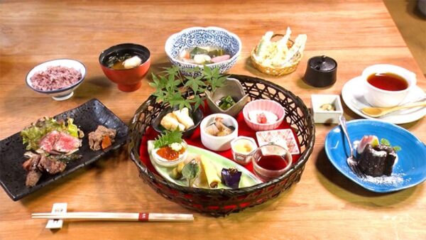 奈良市 粟 ならまち店 収穫祭御膳 大和野菜