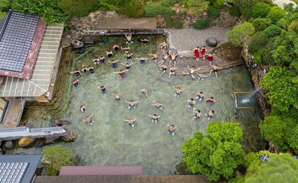 島根 玉造温泉 湯之助の宿 長楽園 露天風呂