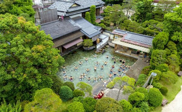 島根 玉造温泉 湯之助の宿 長楽園 露天風呂