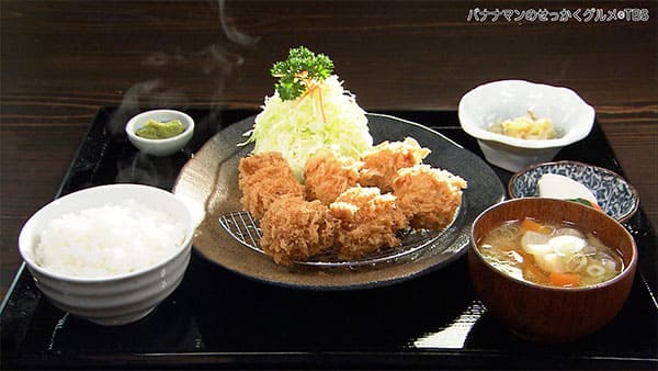 バナナマンのせっかくグルメ 栃木 栃木市 ヒレカツ定食