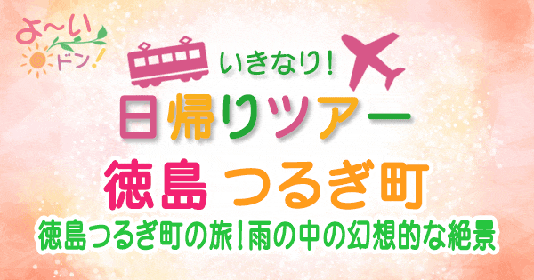 よーいドン いきなり日帰りツアー 徳島 つるぎ町