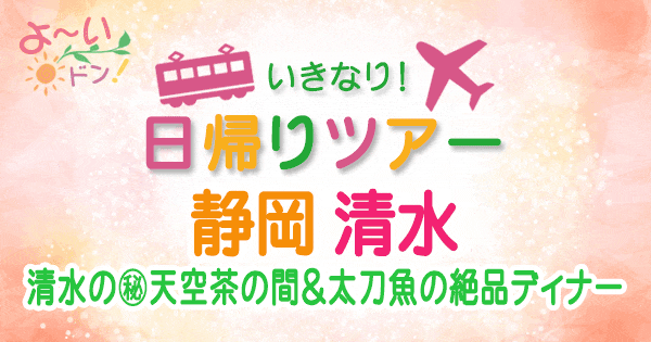 よーいドン いきなり日帰りツアー 静岡 清水