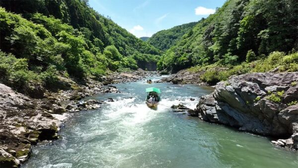 京都 嵐山 保津川下り