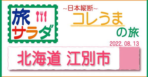 旅サラダ コレうま 北海道 江別市