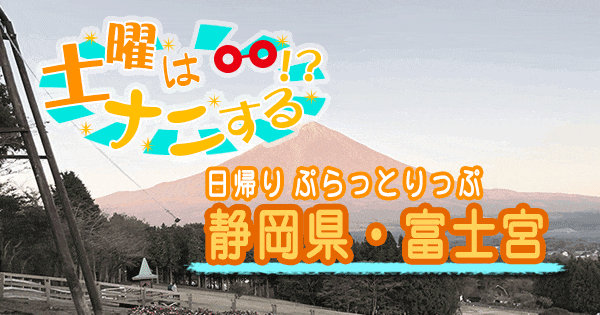 土曜はナニする 日帰り ぷらっとりっぷ 静岡 富士宮