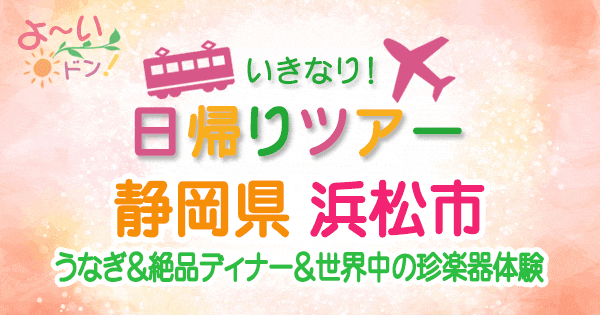 よーいドン いきなり日帰りツアー 静岡 浜松市