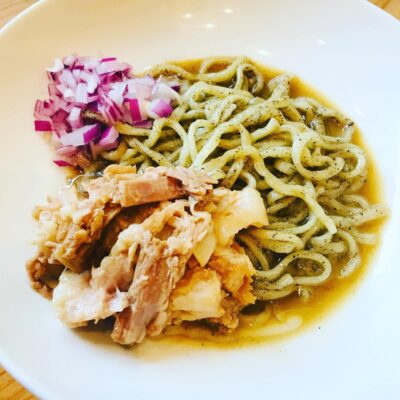 東京 旗の台 煮干しNoodles Nibo Nibo Cino 肉にぼにぼちーの