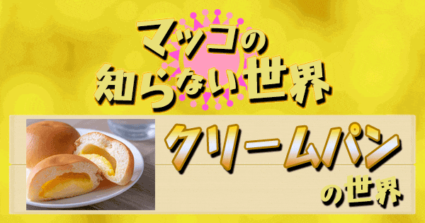 マツコの知らない世界 クリームパン