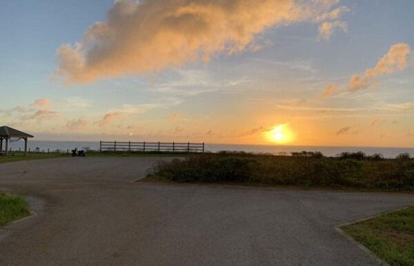 沖縄 南大東島 夕日の広場