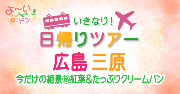 よーいドン いきなり日帰りツアー 広島 三原