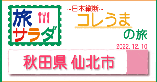 旅サラダ コレうま 秋田県 仙北市