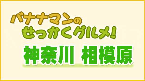 バナナマンのせっかくグルメ 神奈川県 相模原市