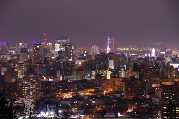 旭山記念公園 夜景