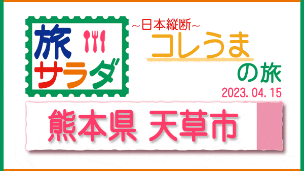 旅サラダ コレうま 熊本県 天草市