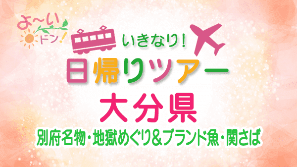 よーいドン いきなり日帰りツアー 大分県