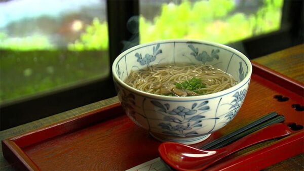 熊本県 小国町 蕎麦 鬼笑庵 かけそば