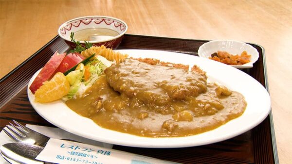 秋田県 能代市 レストラン真珠 カツカレー