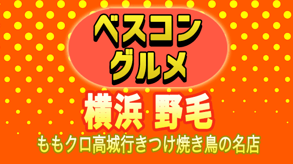 ベスコングルメ 春日 横浜市 野毛町 ももクロ 高城 行きつけ 焼き鳥