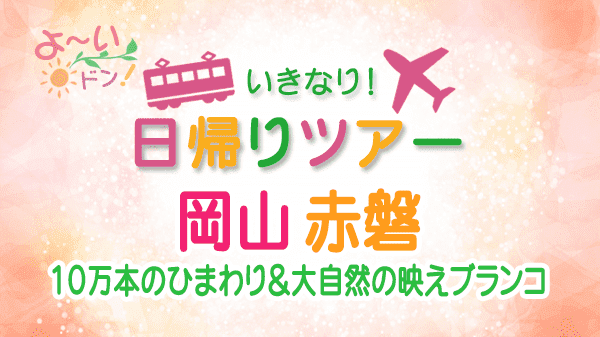 よーいドン いきなり日帰りツアー 岡山県 赤磐