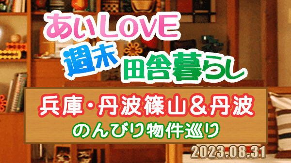 よーいドン あいLOVE 週末 田舎暮らし 兵庫県 丹波篠山市 丹波市