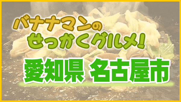 バナナマンのせっかくグルメ 愛知県 名古屋市